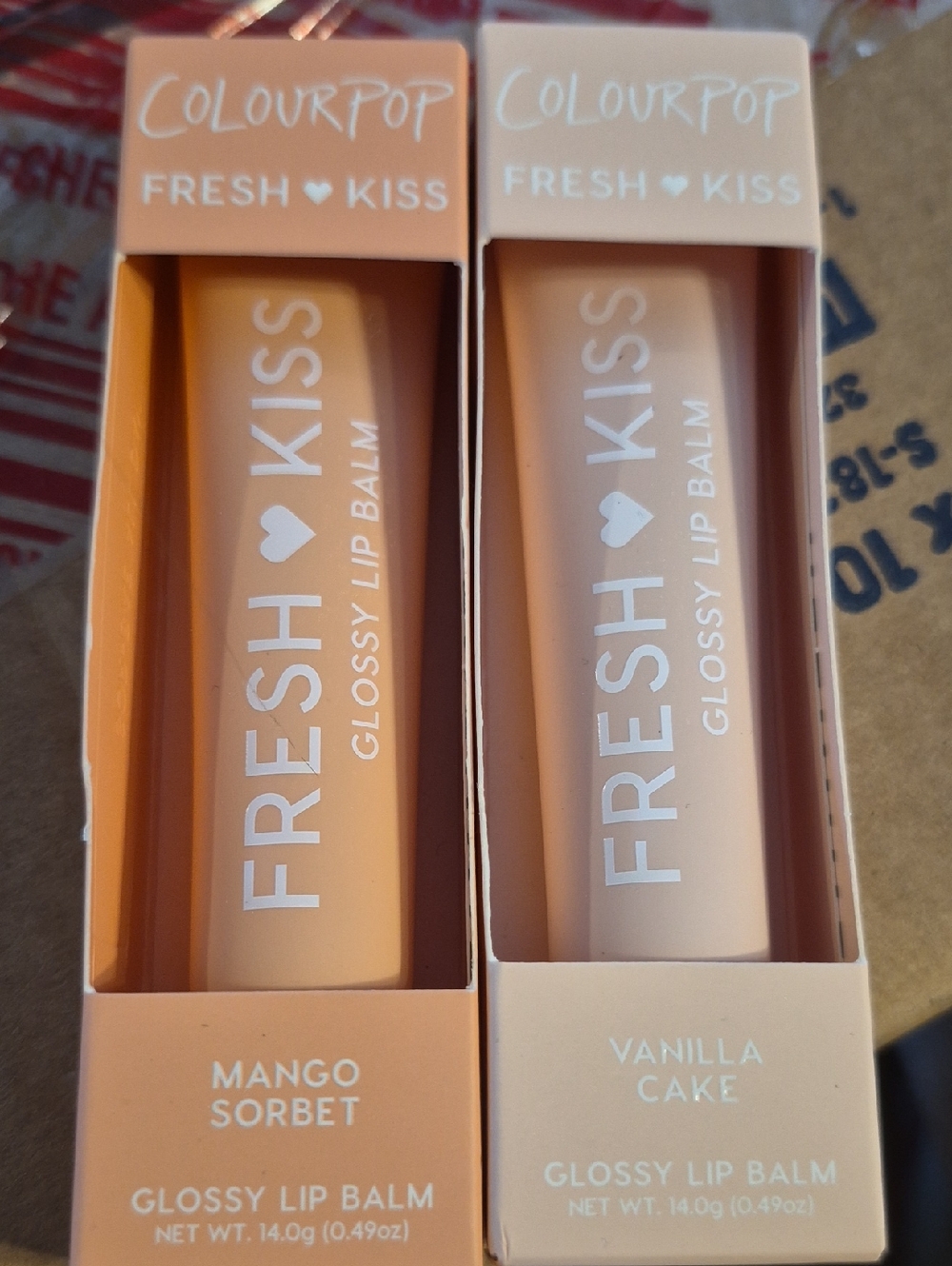 ColourPop Fresh Kiss Glossy Lip Balm - Mango Sorbet & Vanilla Cake